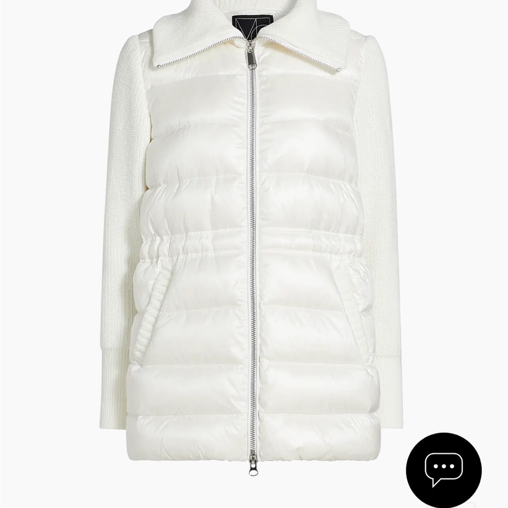 Mac Mixed Media Down Coat
